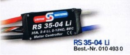 Regler RS35-04 LI B&uuml;rstenmotore