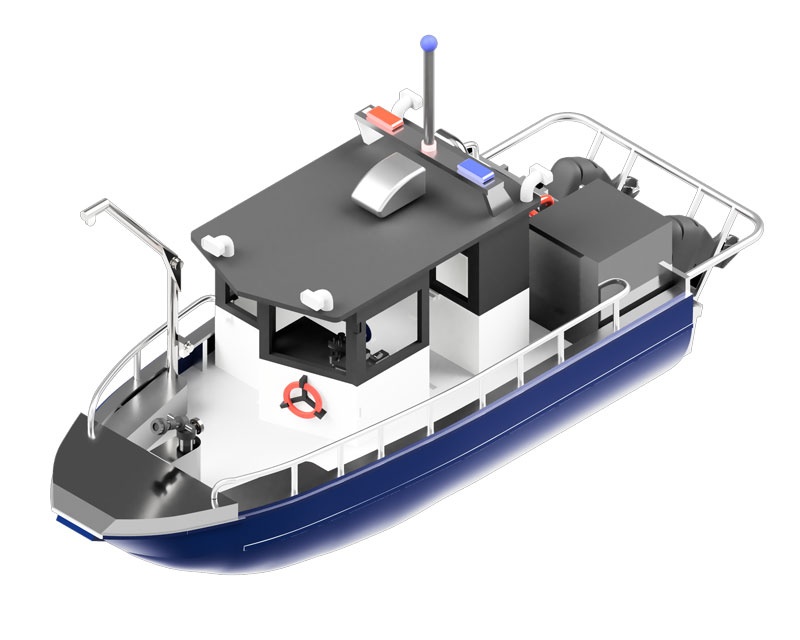 Rettungsboot Fire Boat 1:50 Bausatz