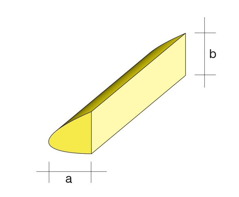 Balsa-Nasenleiste 8x10/  1000mm Lämge