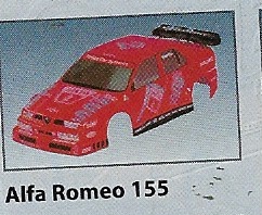 !DEKORBOGEN ALFA ROMEO 155  M1:8