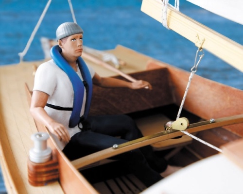 Figur Finn1:15 Skipper an der Pinne 3D-Druck