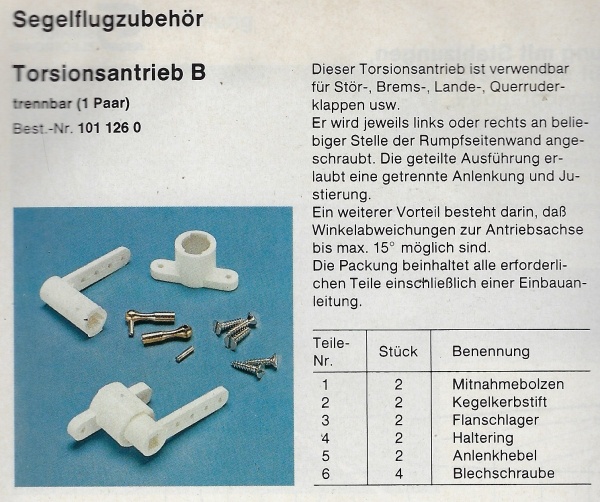 Torsionsantrieb B