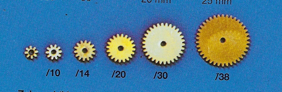 Zahnrad Messing 20 Zähne