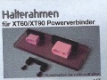 Halterahmen XT-90 aus eloxiertem Alu